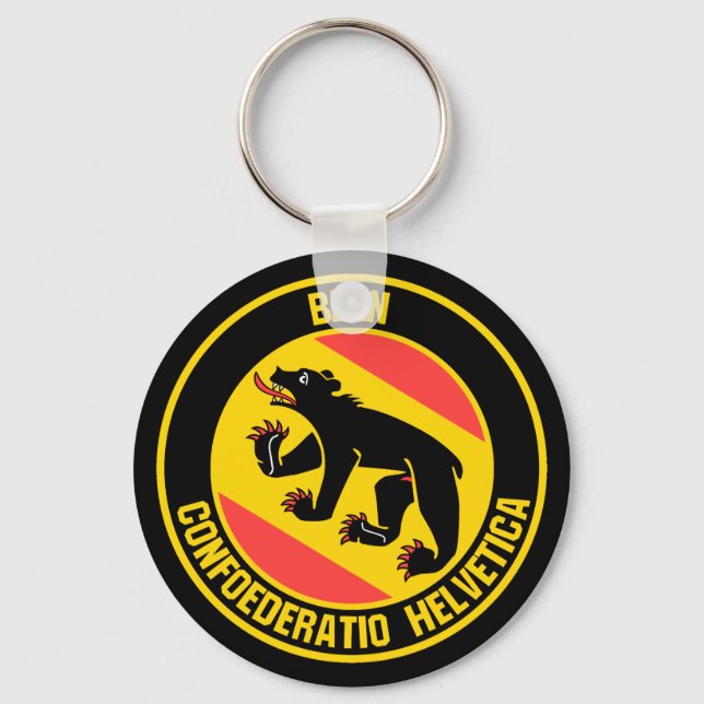 Berner RundEmblem Schlüsselanhänger (Vorderseite)