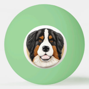 Berner Sennenhund 3D inspiriert Tischtennisball