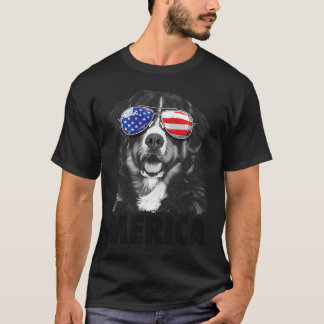 Berner Sennenhund 4. Juli Amerika Männer T-Shirt