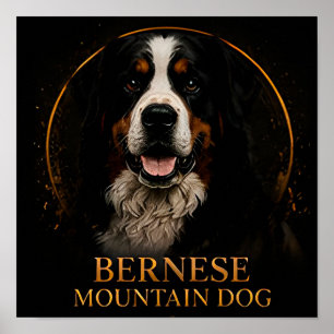 Berner Sennenhund Alpen-Erbe Poster