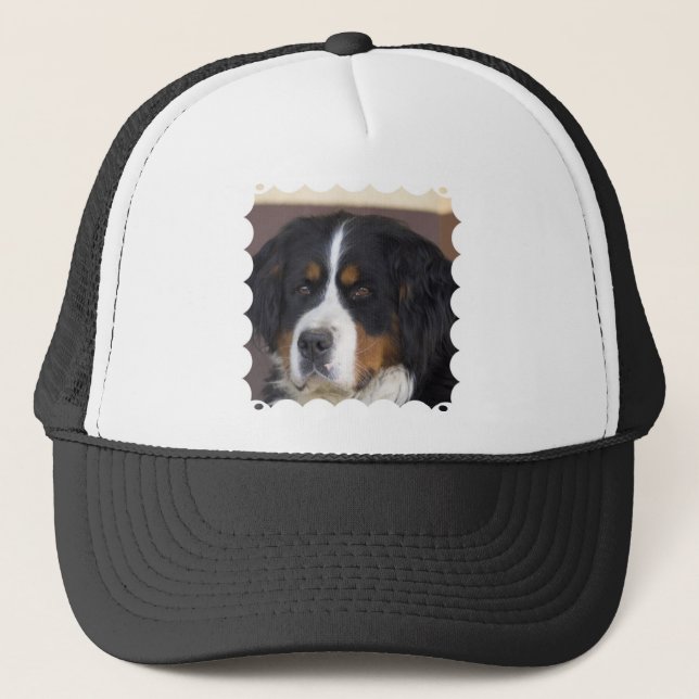 Berner Sennenhund Baseball-Mütze Truckerkappe (Vorderseite)