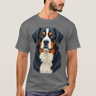 Berner Sennenhund Bold Beautiful Dogs retro gif T-Shirt