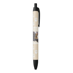 Berner Sennenhund Gemälde - Originale Hundekunst Kugelschreiber