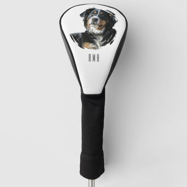 Berner Sennenhund Golf Headcover (Vorderseite)