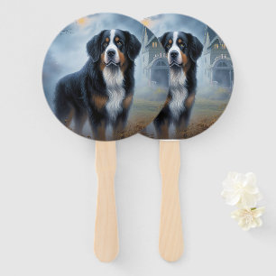 Berner Sennenhund Halloween Gruselig Fächer