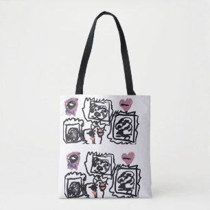 Berner Sennenhund-Herzen Tasche