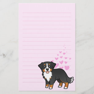Berner Sennenhund Liebe Briefpapier