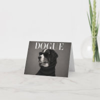 Berner Sennenhund Luxus-Porträt Dankeschön Auto