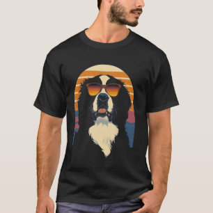 Berner Sennenhund mit Sonnenbrille Hawaiian T-Shirt