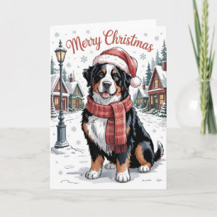 Berner Sennenhund personalisiertes Weihnachten