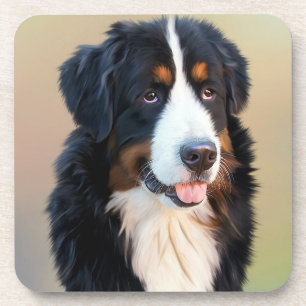 Berner Sennenhund-Porträt Getränkeuntersetzer