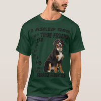 Berner Sennenhund Quote Mama Vater Print, Bernese 