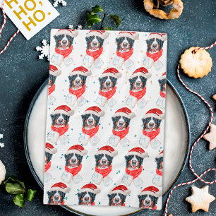 Berner Sennenhund-Rasse Weihnachten Geschirrtuch