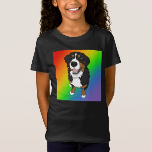 Berner Sennenhund Regenbogen  T-Shirt