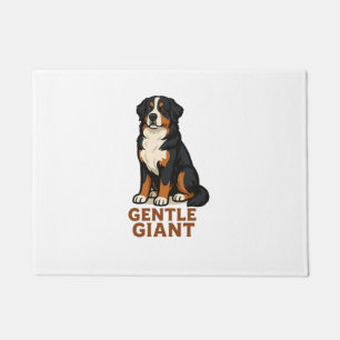 Berner Sennenhund Sanfter Riese. Fußmatte