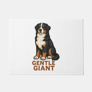 Berner Sennenhund Sanfter Riese. Fußmatte