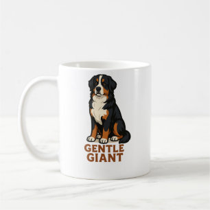 Berner Sennenhund Sanfter Riese. Kaffeetasse