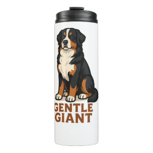 Berner Sennenhund Sanfter Riese. Thermosbecher