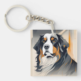 Berner Sennenhund Schlüsselanhänger