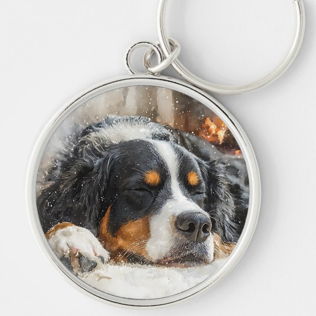Berner Sennenhund Schlüsselanhänger (Vorne)