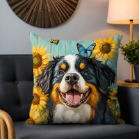 Berner Sennenhund Sonnenblume Farmhouse Dekor