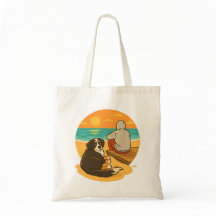 Berner Sennenhund Sunset Beach Begleiter