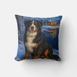 Berner Sennenhund Urlaub  Kissen
