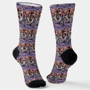 Berner Sennenhund Valentinstag Socken