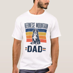 Berner Sennenhund-Vater Vintage-Vektordesign_1 T-Shirt