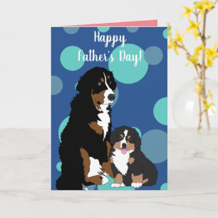Berner Sennenhund Vatertag Karte
