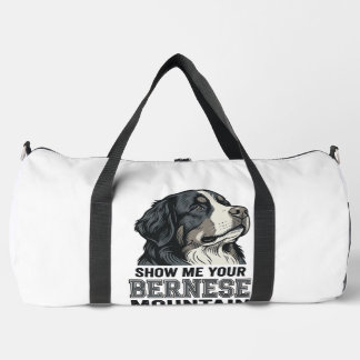 Berner Sennenhund Vintage Gravur Shirt Design Duffle Bag