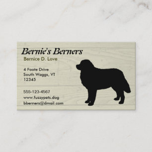 Berner Sennenhund Visitenkarte
