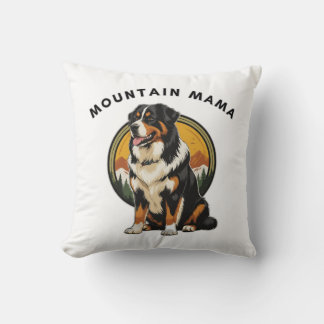 Berner Sennenhund Wandern Berg Mama Kissen