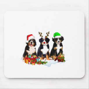 Berner Sennenhund Weihnachten Süß Vollbilddruck Mousepad