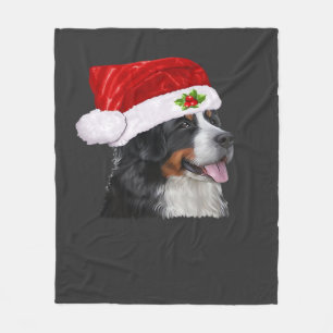 Berner Sennenhund Weihnachts-Shirt Hund Weihnachts Fleecedecke