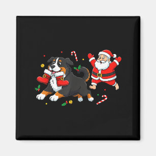 Berner Sennenhund Weihnachtsmann Stiefel Weihnacht Magnet