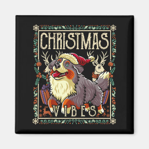 Berner Sennenhund Weihnachtsstimmung Hund Santa Cl Magnet