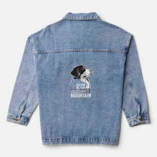 Berner Sennenhund Zeig mir dein Jeansjacke
