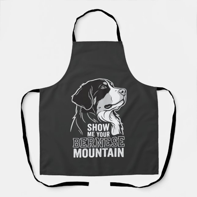 Berner Sennenhund Zeig mir deinen Schürze (Vorderseite)