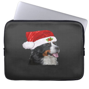 Berner T-Shirt mit Weihnachtsmotiv Hund Weihnachte Laptopschutzhülle
