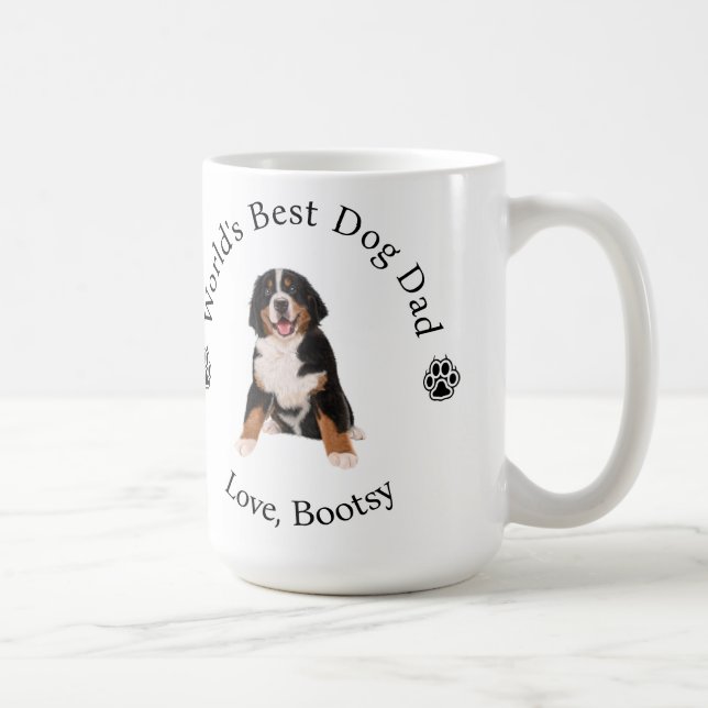 Berner Vater der Besten Hunde Kaffeetasse (Rechts)