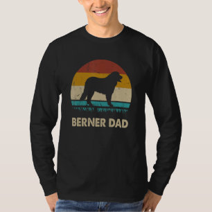 Berner Vater für Männer Bernener Hund Vintag D T-Shirt