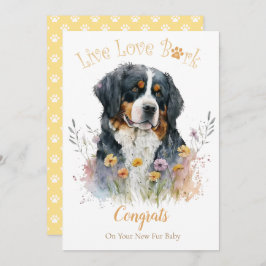 Bernese Dog Adoption, Gotcha Day Karte