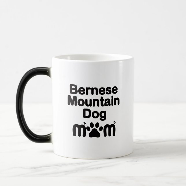 Bernese Dog Mama, Bernese Mama, Berner Dog Mama Verwandlungstasse (Links)