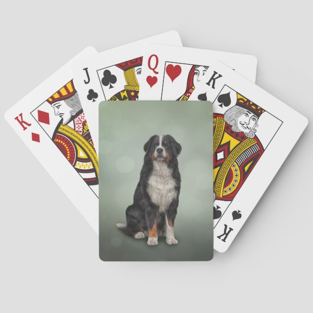 Bernese Gebirgshund Spielkarten (Rückseite)