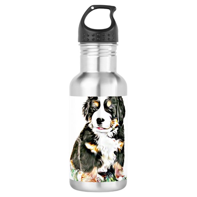 Bernese Gebirgshund Trinkflasche (Vorderseite)