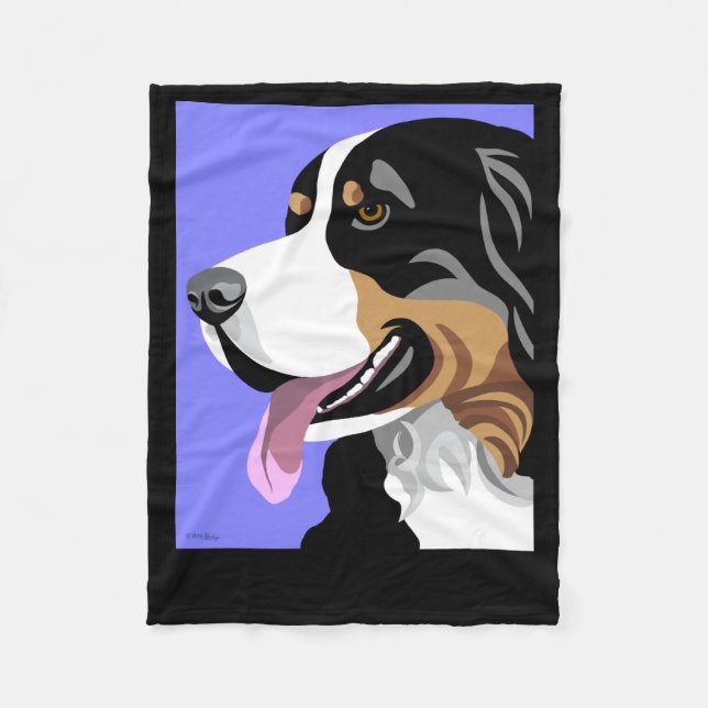 Bernese Gebirgshundegeschenke Fleecedecke (Vorderseite)