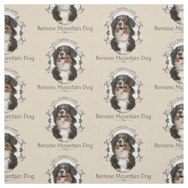 Bernese Gebirgshundegewebe Stoff (Muster)