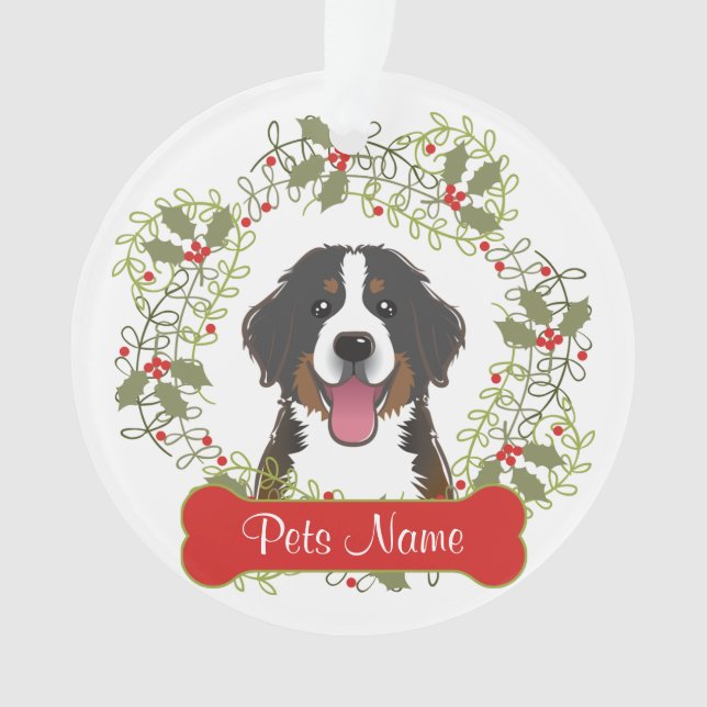 Bernese Gebirgshundekundengerechte Verzierung Ornament (Vorderseite)