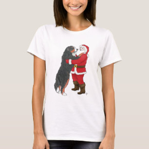 Bernese Gebirgshundeweihnachtsgruß T-Shirt
